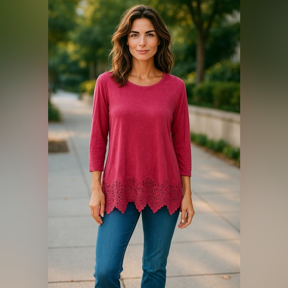 Soft Surroundings Tops - Soft surroundings, long sleeve blouse